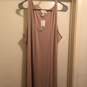 Ribbed mini bodycon tank dress